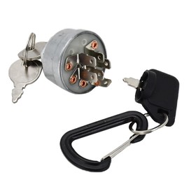 Neeseelily Ignition Switch with Keys 103-0206 104-2541 Compatible with Exmark Lazer Z & Lazer Z XP, Toro Z500 & Z Master with 60" & 72" Deck, Replace for Exmark Toro 109-4736 88-9830 430-334 5208003