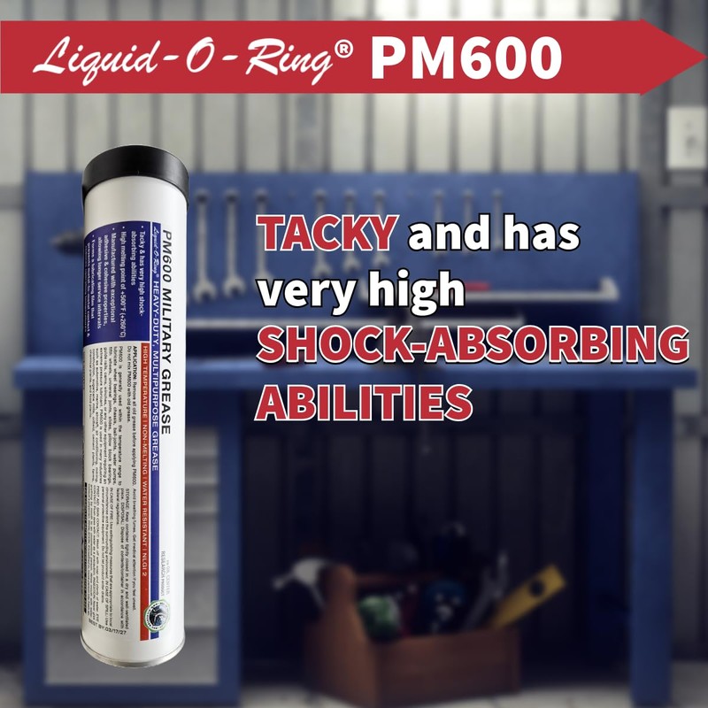 Liquid-O-Ring PM600 Multi-Purpose Grease for Bearings, Open Gears, and More