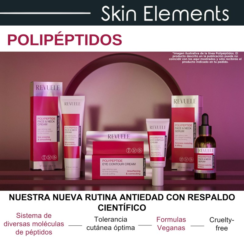 REVUELE SKIN ELEMENTS CREMA PARA CONTORNO DE OJOS POLIPEPTIDO 25ML