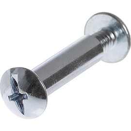 Hillman 44805 10-24 x 2-Inch Steel Binding Posts with Steel Screw, 12-Pack, Zinc