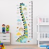 ZARROUEA Height Meter Wall Sticker, Stylish, Trees, Leaves, Animals, Cute,