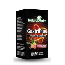 GastriPlus reforzado con: hojas de guayaba y tepezcohuite, 90 tabletas de 750 mg, Suplemento alimenticio para 30 días
