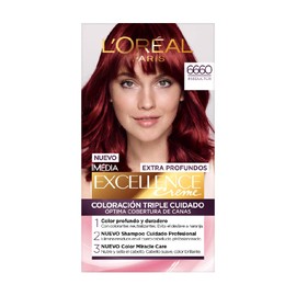 Tinte para cabello Excellence L'Oréal Paris 6660 Rubio Oscuro Rojizo Prof