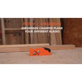 JORGENSEN Chamfer Plane Edge Corner Plane Storage Space Hand Plane 4 Cutter Head