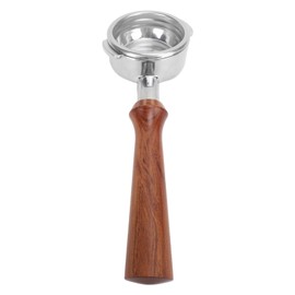 58mm Bottomless Portafilter Replacement Stainless Steel Handle Oblique Ear Filter for NOWWA Coffee Machine Type F Red Acid Branch