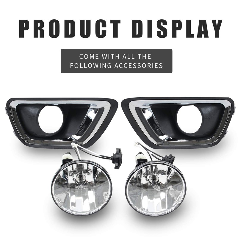 DLAA Fog Lights Compatible with Chevy Colorado 2015 2016 2017