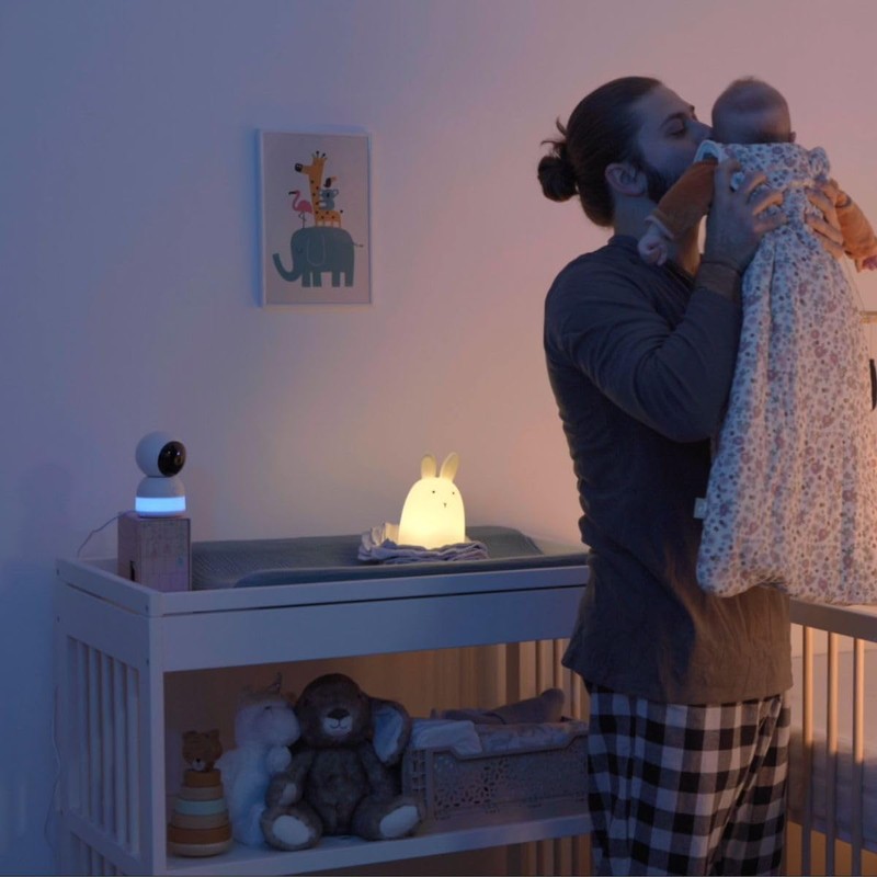 BÉABA, Additional Baby Video Camera, 360° Rotation, Mobile App, Night