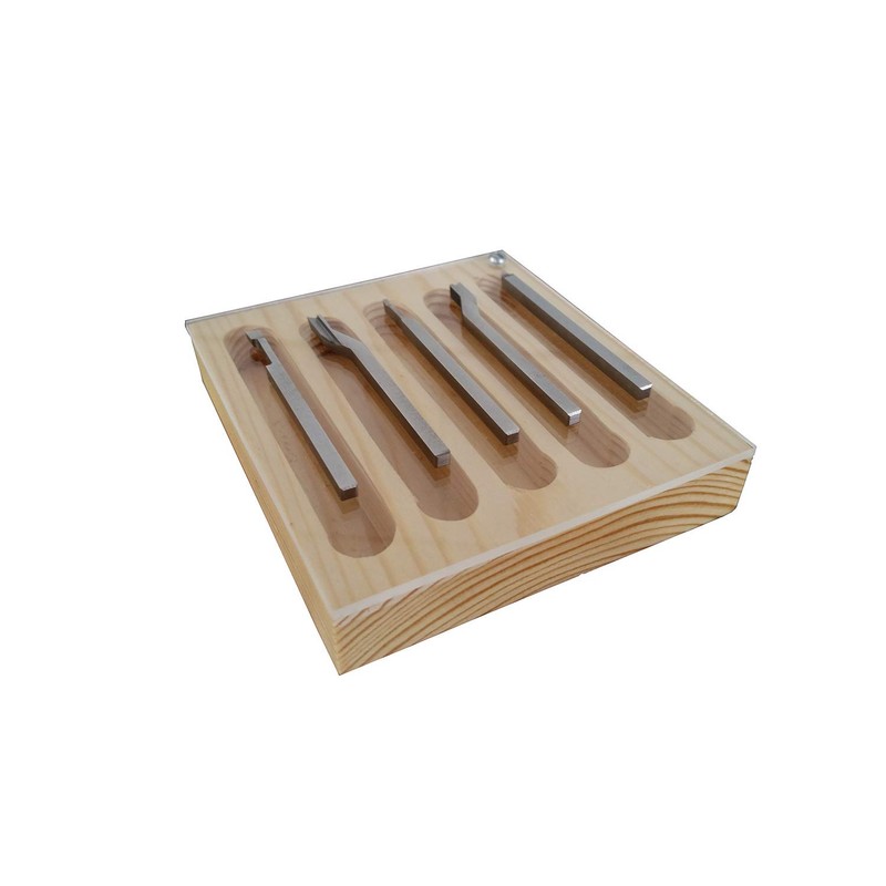 PAULIMOT HSS Lathe Tool Set 5 Pieces 3.5 mm