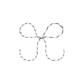 Baker's Twine - Black & White Stripe