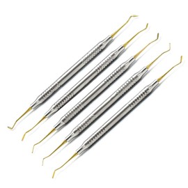 DDP Dental Restorative Composite Instrument Gold Tip Placement Pluggers DN-2193