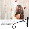 Hook Wall Bracket European Style Wrought Iron Wind Lantern Flower