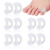 10 Pcs Gel Toe Separators for Overlapping Toes Bunion Protector