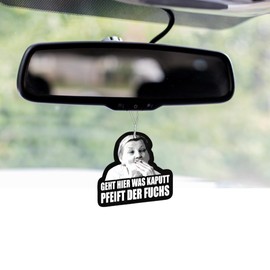2x Karin Ritter Duftbaum Auto lustig Spruch, Duftspender, tuning, car air freshener, Duftanhänger Set