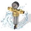 Backwash Filter, Water Filter, Reusable Water Prefilter, Sediment Water Filter,