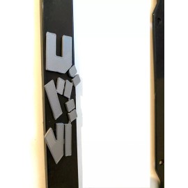 Godzilla Kanji in 3D - Black with Grey -  Automotive License Plate Frame - Hero
