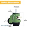 Stem Leveling Casters Wheel with Ratchet Handle Set of 4