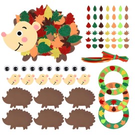 NieYat 8 Piece Squirrel Craft Set Children's Set, Creative Craft DIY Set, Promote Practical Coordination Skills, Children's Birthday Gifts, Autumn Decoration