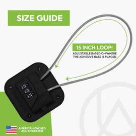 Child Proof Refrigerator Lock – Keyless Combination, Easy Install - Cabinet Child Lock, Safety Locks for Toddlers, 2 Pack