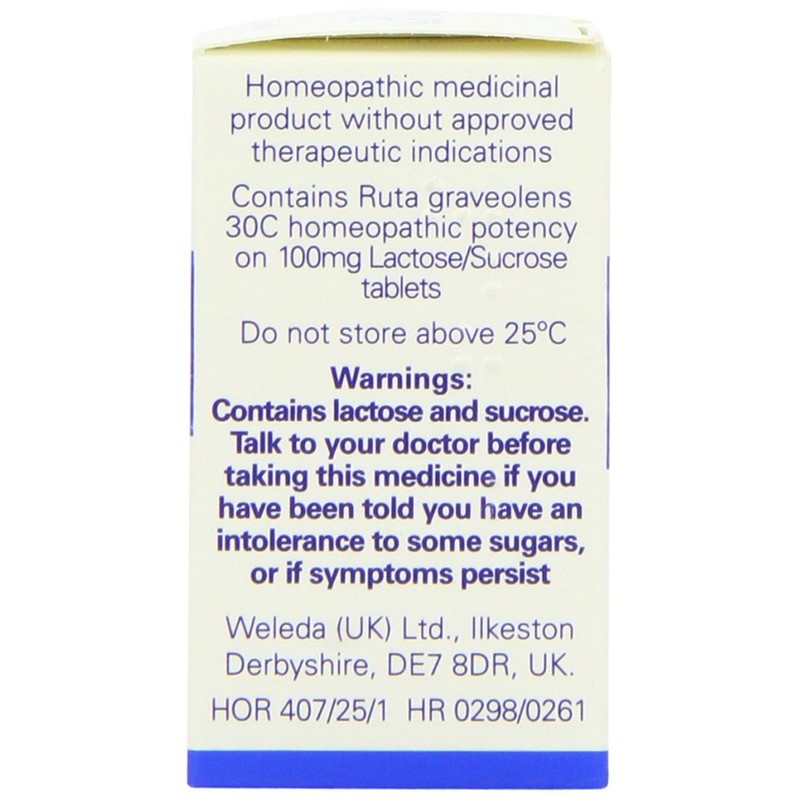 Weleda Ruta Grav 30C, Pack of 125 Tablets