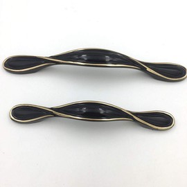 Pack-of-8 Cabinet Pulls Handles for Cupboard Drawer Closet Dresser Drawer Knobs Fashion Style Zinc Alloy Hole Pitch 128mm White