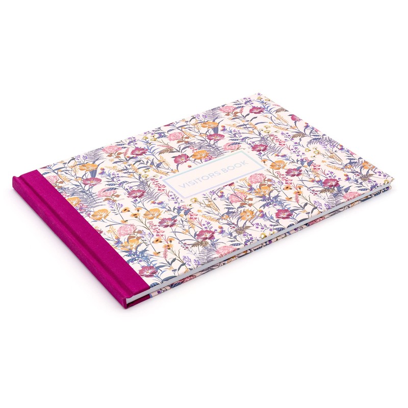 Pukka Pad, Bloom A4 Visitors Book – 96 Pages with