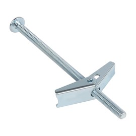 HASWARE Toggle Bolt Zinc Plated Steel and Wing Nut for Hanging Heavy Items on Drywall 1/4x5 (8 Pack)