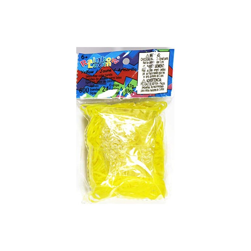 Rainbow Loom Twistz Bandz Refill - Jelly Yellow