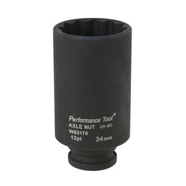 Performance Tool W83179 34 mm 12pt Axle Nut Socket