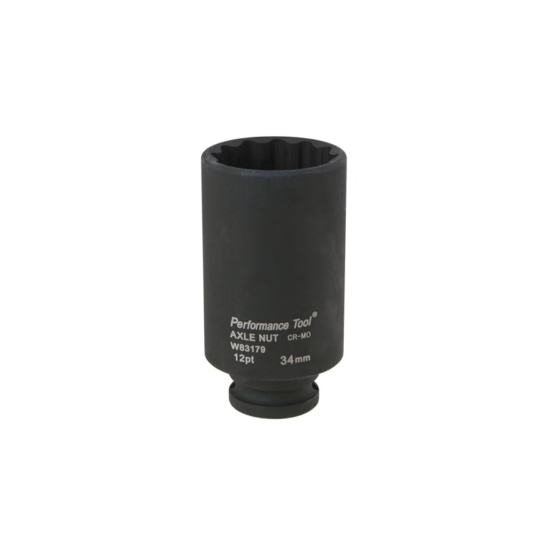 Performance Tool W83179 34 mm 12pt Axle Nut Socket