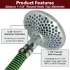 Gloxco 2" Skimmer Suction Strainer, Top Hole, Zinc Plated Steel