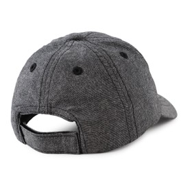 JANGANNSA Cotton Toddler Baseball Cap Baby Boy Sun Hat for Kids Girls Baseball Hats (1-2 Years, Dark Gray)