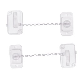 Window Restrictor Lock 2pcs Window Safety Locks for Child Pets No Drill Installation Adjustable 6cm-25cm Window Stoppers Fits UPVC, Wooden, Aluminium, Sliding Window