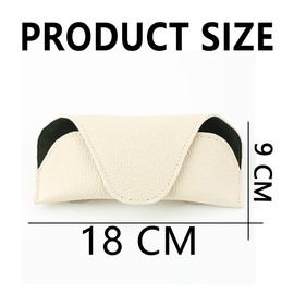 Adunsiaoto Magnetischer Visier-Sonnenbrillenhalter, Multifunktionale Sonnenblende Leder Brillen Organizer, Auto Sonnenblende Leder Sonnenbrillen Etui Halter Clip(Weiß)