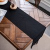 Weldomcor Macrame Table Runner Farmhouse Boho Beige Table Runner with