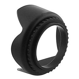 Xit XT58HLH 58mm Hard Tulip Shaped Lens Hood, Black