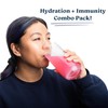 Drinklits Orange Daily Hydration + Strawberry Immune Support (2) Tube