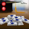 60 Graduation Cap Party Class of 2025 Miniatures Candy Bar