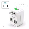 Importeek 10pz Adaptador Convertidor Clavija Corriente Universal Viaje