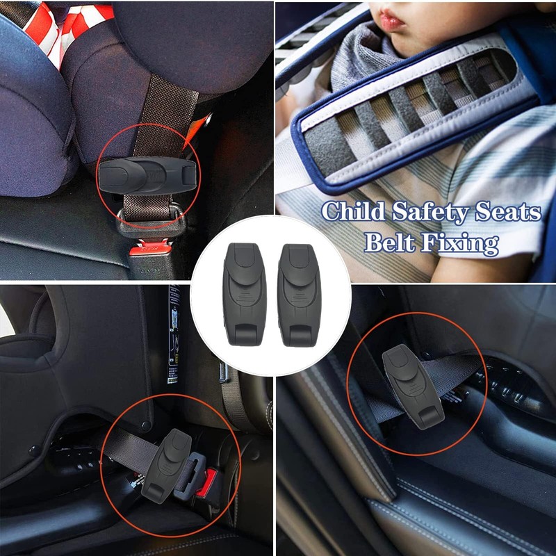 Car Seat Belt Clip, Vehicle Seatbelt Adjuster, Universal Automobile Shoulder