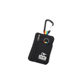 Chums Spring Dale Key Coin Case Black/Rainbow, Black/Rainbow, Free size