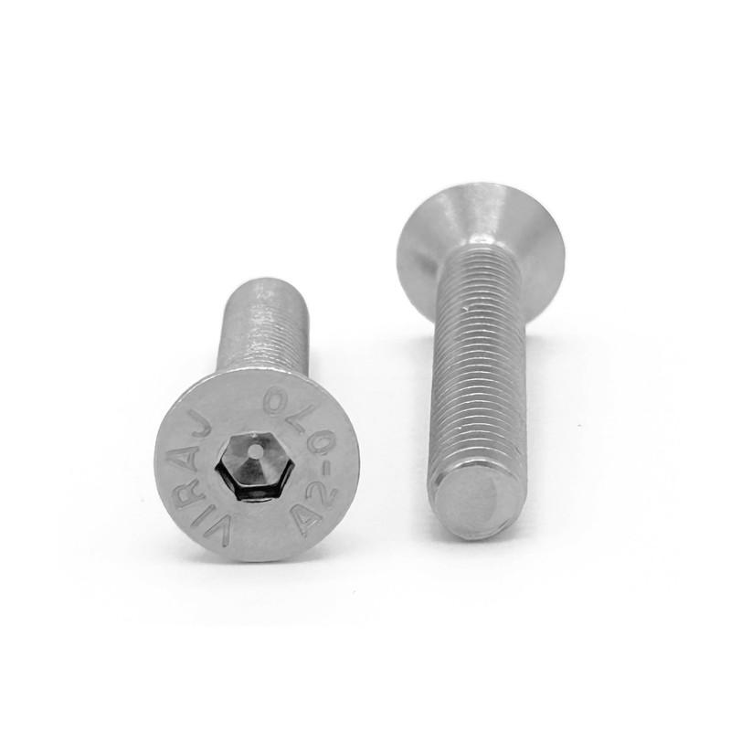 NOLDAR | Countersunk Screws with Hexagon Socket (A2) Stainless Steel