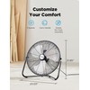 Pelonis Fan 20 Inch Floor Fan | Heavy Duty All