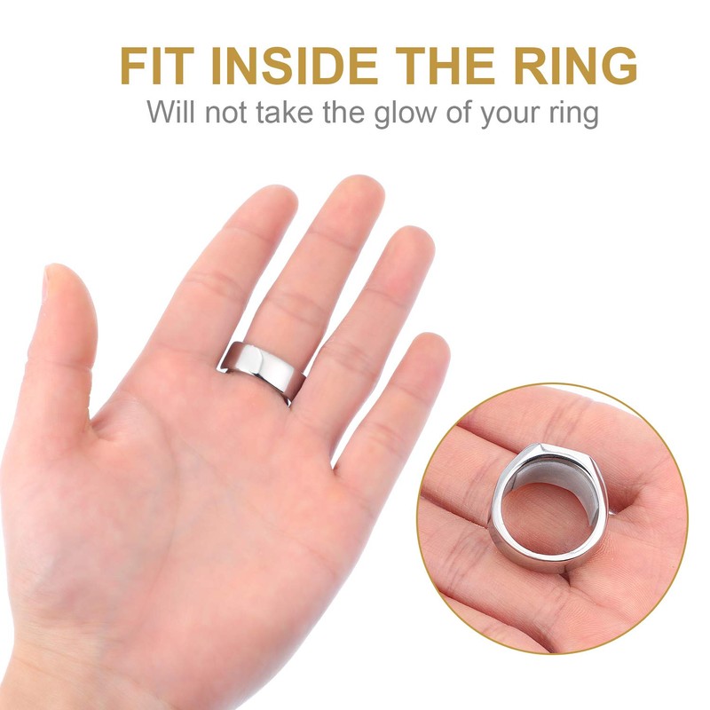 Blulu 85 Pcs Ring Sizers for Loose Rings Invisible Size