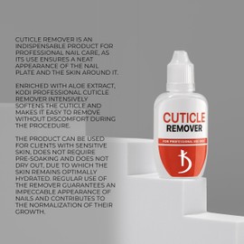 K odi Professional Cuticle Remover Gel - Cuticle Remover Nail Gel with Aloe Extracts - Fast Acting Cuticle Softer with Aloe Extracts for Perfect Nails 30 ml