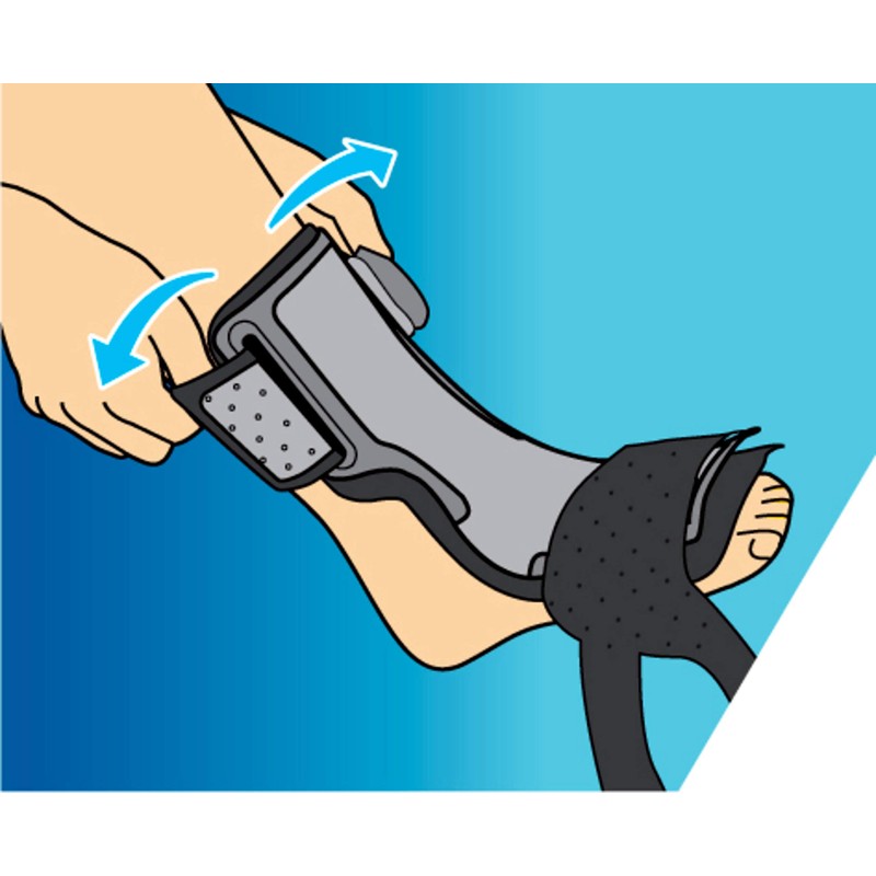 ACE Brand Plantar Fasciitis Sleep Support, Adjustable, Navy, 1/Pack