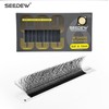 SEEDEW 6D Lash Extensions, 0.07mm C Curl 12mm 12 Rows/Tray,