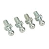 4Pcs 10mm Ball Studs 5/16‑18 Thread High Hardness Rugged Stable