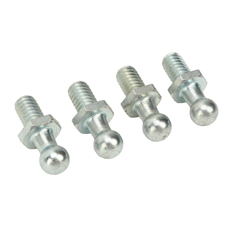 4Pcs 10mm Ball Studs 5/16‑18 Thread High Hardness Rugged Stable