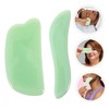 Outanaya Facial Massager Set Includes Jade Roller Guasha Tool for