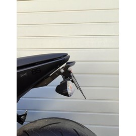 Short License Plate Holder for Suzuki GSX-8S GSX8R Rear Conversion EVO Brisk License Plate Holder Short Rear with Rear Light and Holder for Original Indicator Suzuki GSX8R grofatec